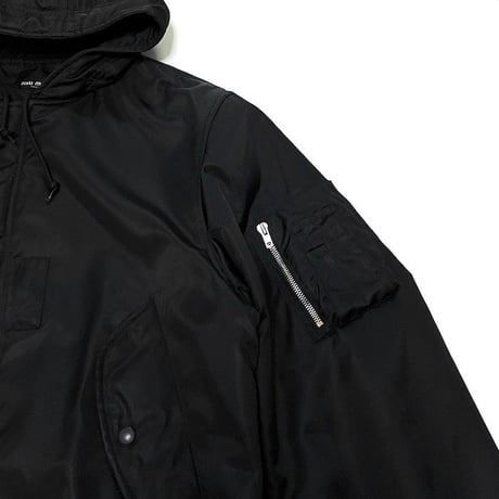 【USED】MIU MIU 2002AW NYLON BOMBER COAT