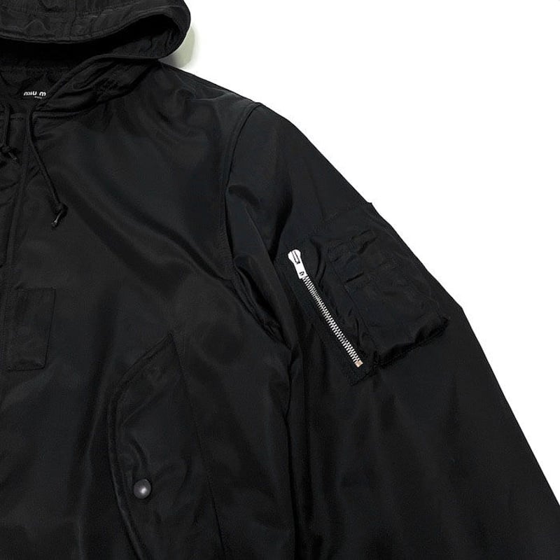 USED】MIU MIU 2002AW NYLON BOMBER COAT | KONBINI USED】MIU MIU 2002AW NYLON BOMBER COAT | KONBINI