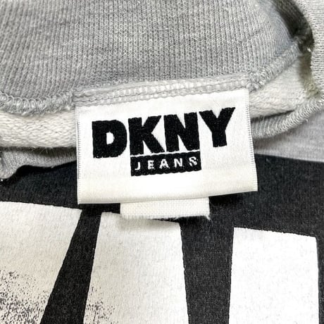 【USED】90'S DKNY JEANS STATUE OF LIBERTY LOGO SWEATSHIRT