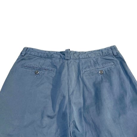 【USED】90'S ARMANI JEANS 2TAC PANTS BLUEGRAY