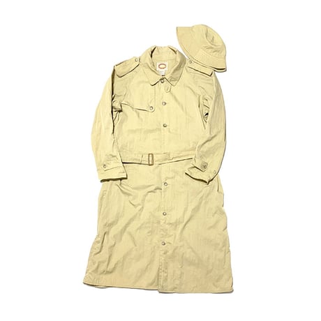 【USED】80’S BANANA REPUBLIC OVERSIZED NYLON COAT WITH HAT