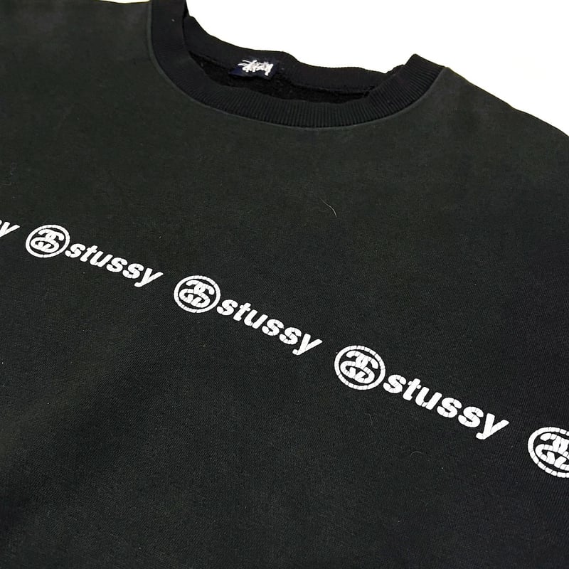old stussy スウェット トレーナー シャネルロゴ USED】90's STUSSY CHANEL LOGO LINE SWEATSHIRT |