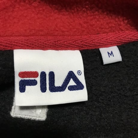 【USED】90'S  FILA FLEECE PULLOVER