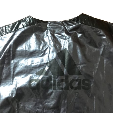 【USED】90'S ADIDAS POLYURETHANE FILM LAMINATE GAME SHIRT