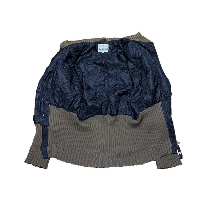 USED】90'S VIVIENNE WESTWOOD MAN BOMBER JACKET USED】90'S VIVIENNE WESTWOOD MAN BOMBER JACKET