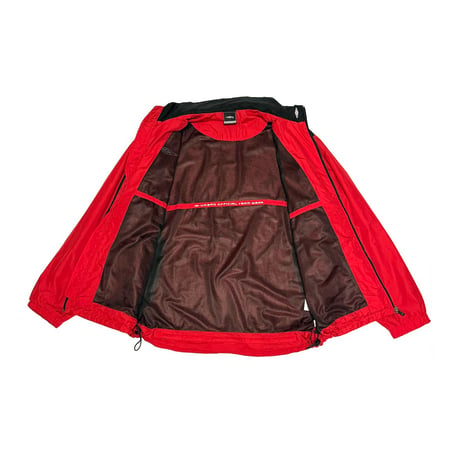 【USED】00's UMBRO LIGHT SHELL JACKET RED