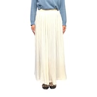 【USED】90's-00’s UNDERCOVER JUN TAKAHASHI Bias-Shift Pleated Skirt Off White