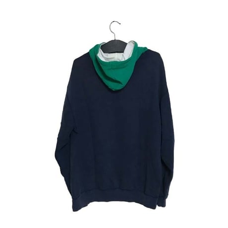 【USED】90'S NAUTICA EMBROIDERY HOODIE