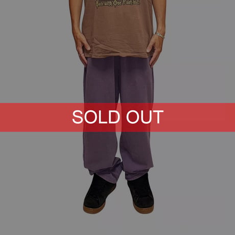 【USED】90's Better Than Basic Washed Purple Wide-Leg Easy Pants