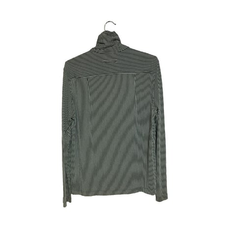 【USED】JEANPAUL GAULTIER CLASSIQUE STRIPE ZIP-UP TOP