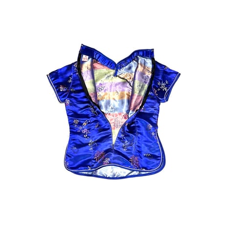 【USED】90's-00's Bình Thuận AO DAI S/S TOP