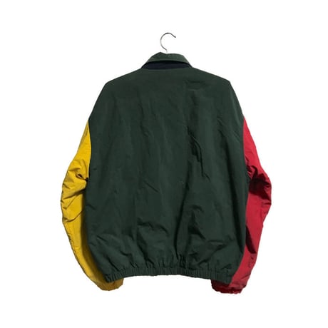 【USED】90'S TOMMY HILFIGER CRAZY PATTERN BOMBER JACKET