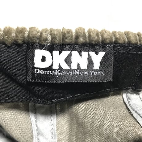 【USED】90'S  DKNY WIDE WALE CORDUROY CAP