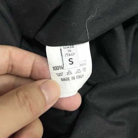 【USED】00'S MARTIN MARGIELA WHITE LABEL COAT BLACK
