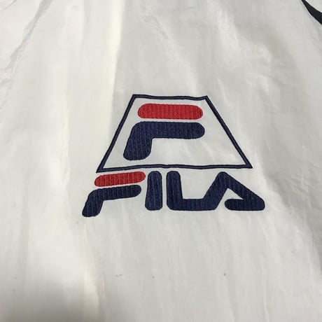 【USED】90'S FILA OLD SCHOOL NYLON JACKET