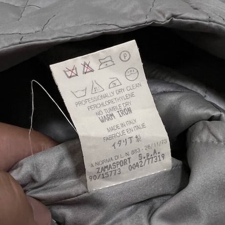【USED】HELMUT LANG 1990 SILVER QUILTING SLEEVELESS DRESS