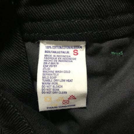 【DEADSTOCK】90'S  TOMMY JEANS OVERALLS BLACK