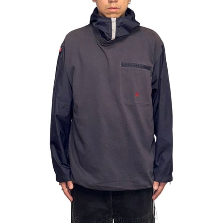 【USED】00's adidas Hybrid Layered Hoodie Tech Pullover