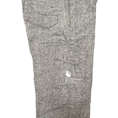 【USED】00's VOLCOM "STONE SCOUT" Allover Maze Cargo Pants