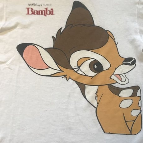 【USED】80'S-90'S DISNEY BAMBI T-SHIRT