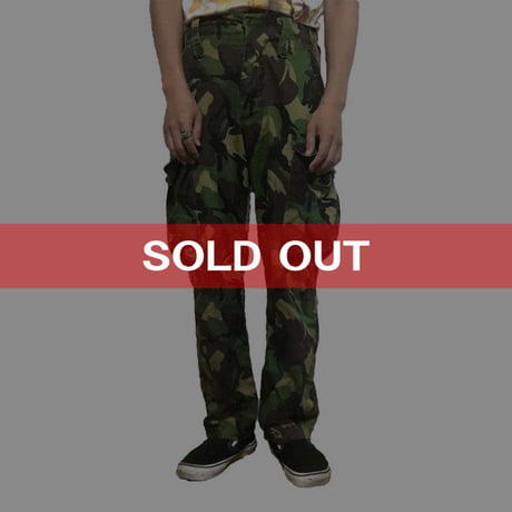 【USED】CAMOUFLAGE PANTS