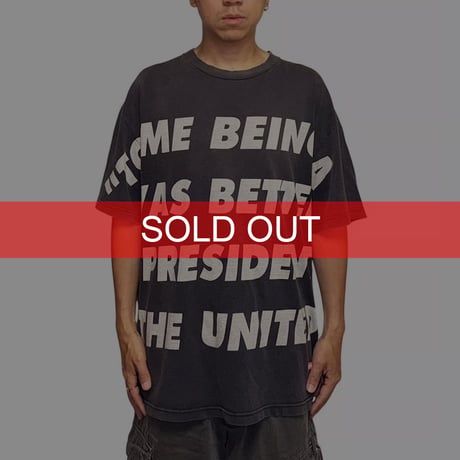【USED】SUPREME × TET 2007AW Goodfellas “Gangster” T-shirt Fade Black