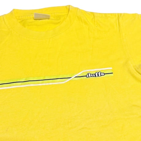 【USED】00's DUFFS Speedline Logo T-shirt Small Fit