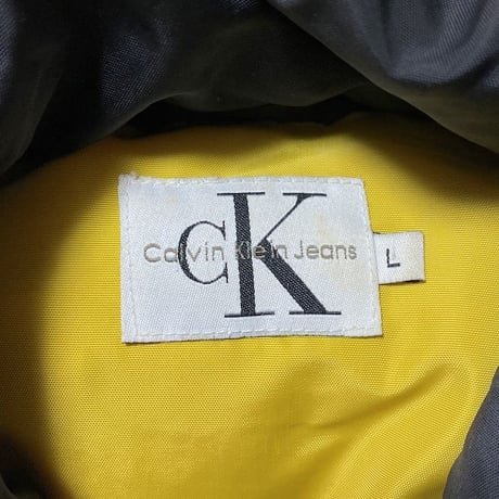 【USED】90'S CK CALVIN KLEIN JEANS PADDED NYLON JACKET