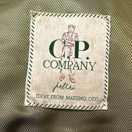 【USED】C.P.COMPANY IDEAS FROM MASSIMO OSTI 1985AW LEATHER BOMBER JACKET