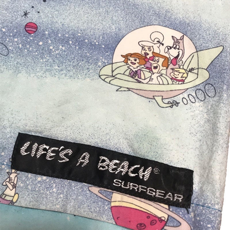柔らかい Life's a beach surfgear 宇宙家族ジェットソンズ ショーツ