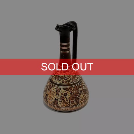 【USED】VINTAGE GREECE MUSEUM COPY CERAMIC PITCHER VASE 600 B.C.