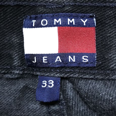 【USED】90'S TOMMY JEANS DENIM SHORTS BLACK