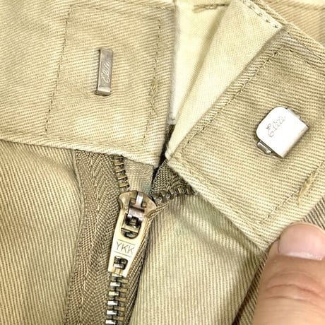 【USED】80'S-90'S OLD DICKIES WORK PANTS BEIGE