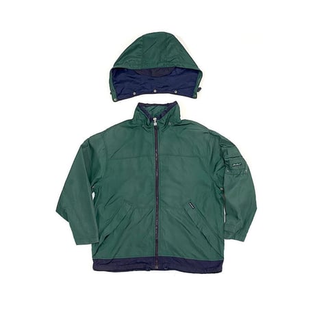 【USED】00'S EDDIE BAUER NYLON HOODED JACKET