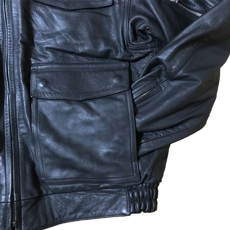 USED】GERMAN POLICE LEATHER JACKET BLACK | KONBINI USED】GERMAN POLICE LEATHER JACKET BLACK | KONBINI