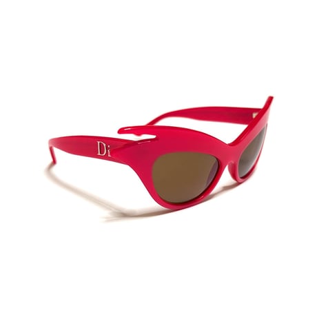 【USED】00's Christian Dior “Miss Dior Chérie” Cat-Eye Sunglasses Special Edition 0764/1000