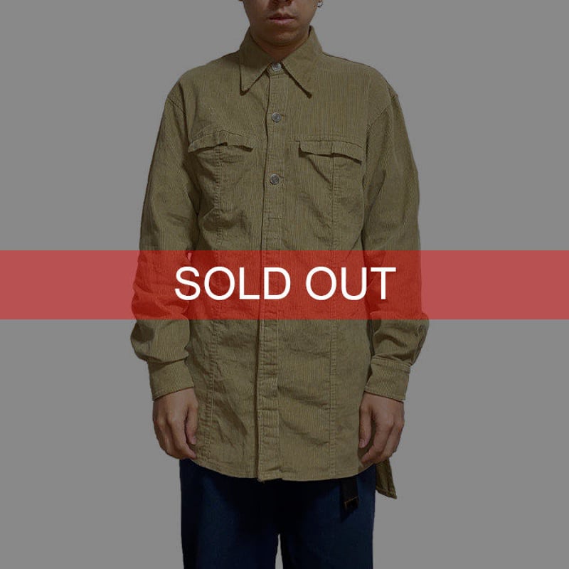 USED】90'S ANARCHIC ADJUSTMENT CORDUROY SHIRT | USED】90'S ANARCHIC ADJUSTMENT CORDUROY SHIRT |