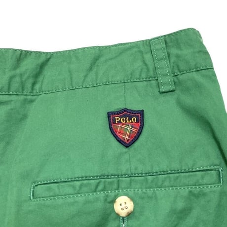 【USED】90'S POLO BY RALPH LAUREN 2TAC TROUSERS GREEN
