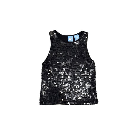 【USED】00's by next era Silk-Angora Sequin Knit Tank