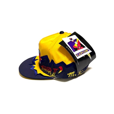 【DEAD STOCK】1996 VEGA × Street Fighter II “M. Bison”① Snapback Cap Made for Italy