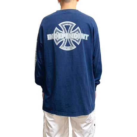 【USED】90'S-00'S INDEPENDENT TRUCK COMPANY NHS TAG L/S T-SHIRT