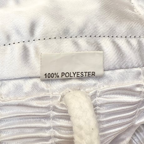 【USED】00's LEONE Italy "KICK BOXING" SATIN WIDE FIGHT PANTS