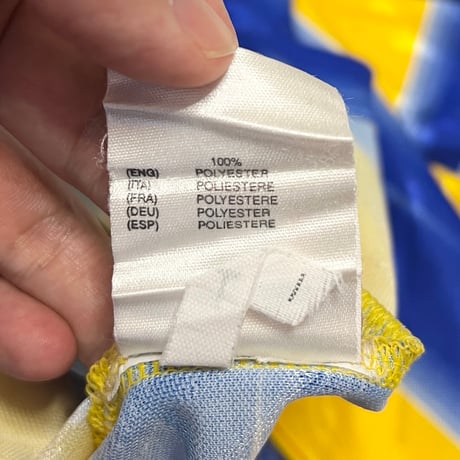 【USED】90's Lotto PARMA COLOR SOCCER JERSEY