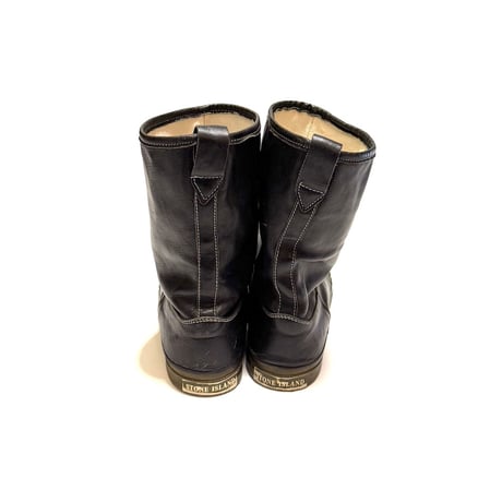【USED】80's STONE ISLAND MARINA LEATHER PECOS BOOTS