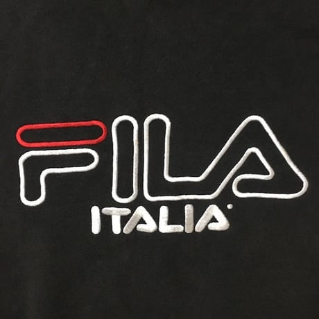 【USED】90'S FILA ITALIA EMBROIDERY HOODIE