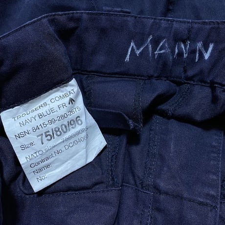 【USED】90'S-00'S BRITISH ARMY ROYAL NAVY COMBAT TROUSERS  (⑧ MANN)