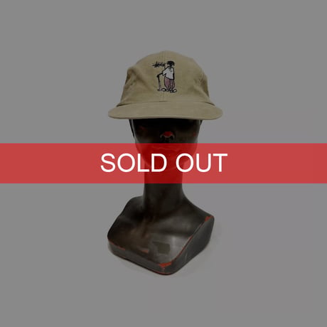 【USED】90's STUSSY GOLF SHADOWMAN CAP