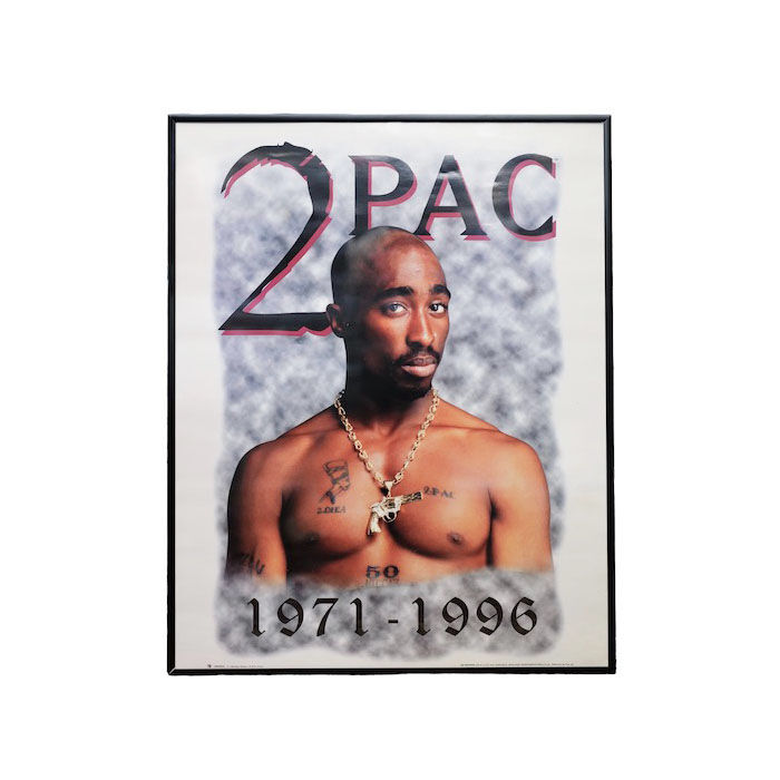 2pac 激レアポスター88cm×58cm 布 ポスター「2パック 2PAC グラフィティ・アート ヒップホップ