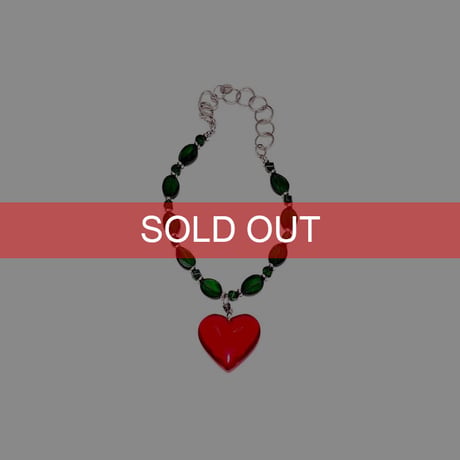 【LIBeRté】Heart pendant bees necklace