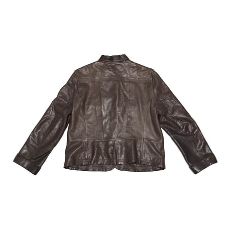 【USED】2010's Jake’s Leather Stand Collar Jacket